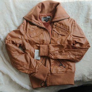 Tan colored jacket. SM, Winners Brand